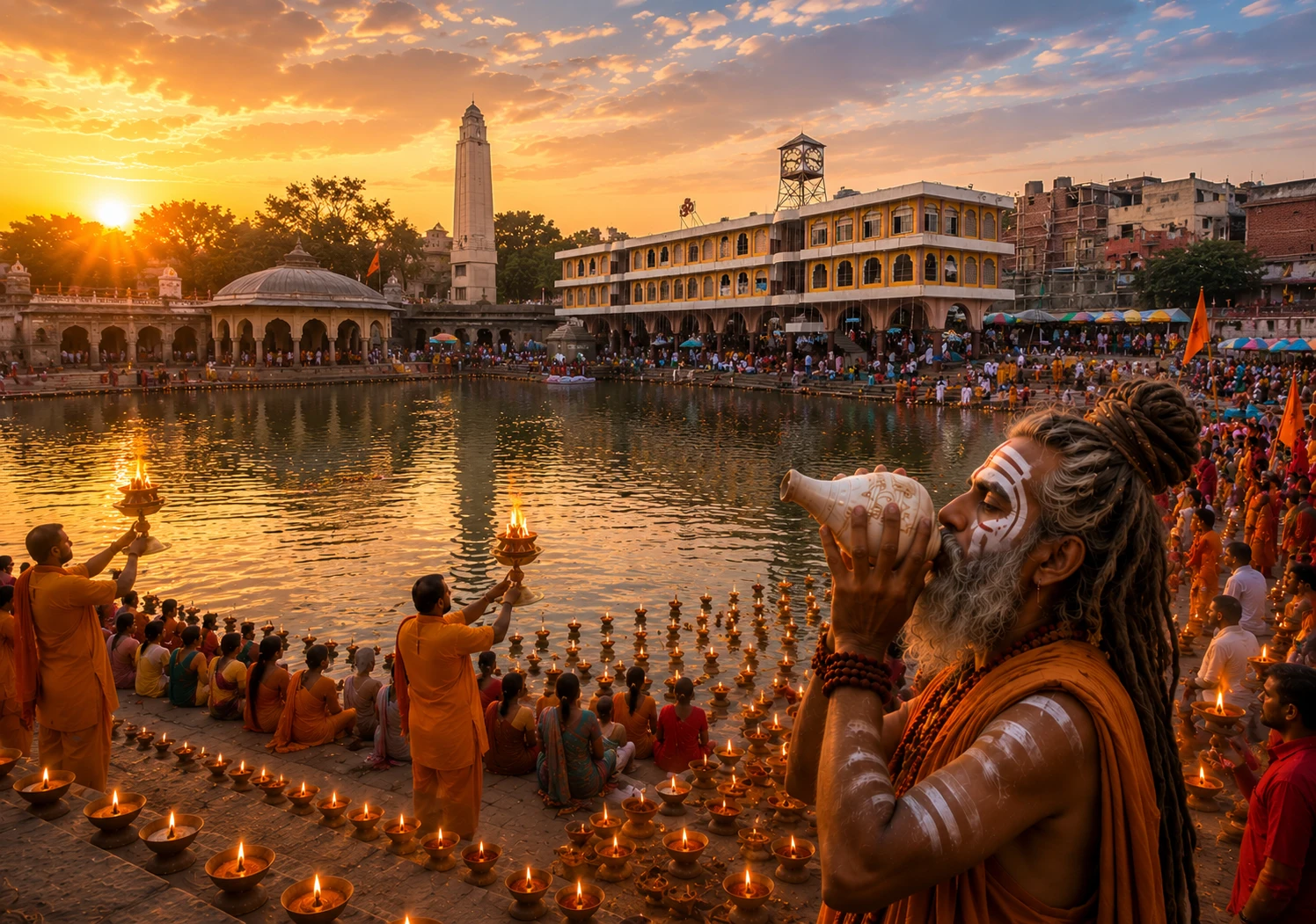 नासिक कुंभ २०२७ में आस्था से परे आध्यात्मिक और सांस्कृतिक अनुभव का भव्य दृश्य