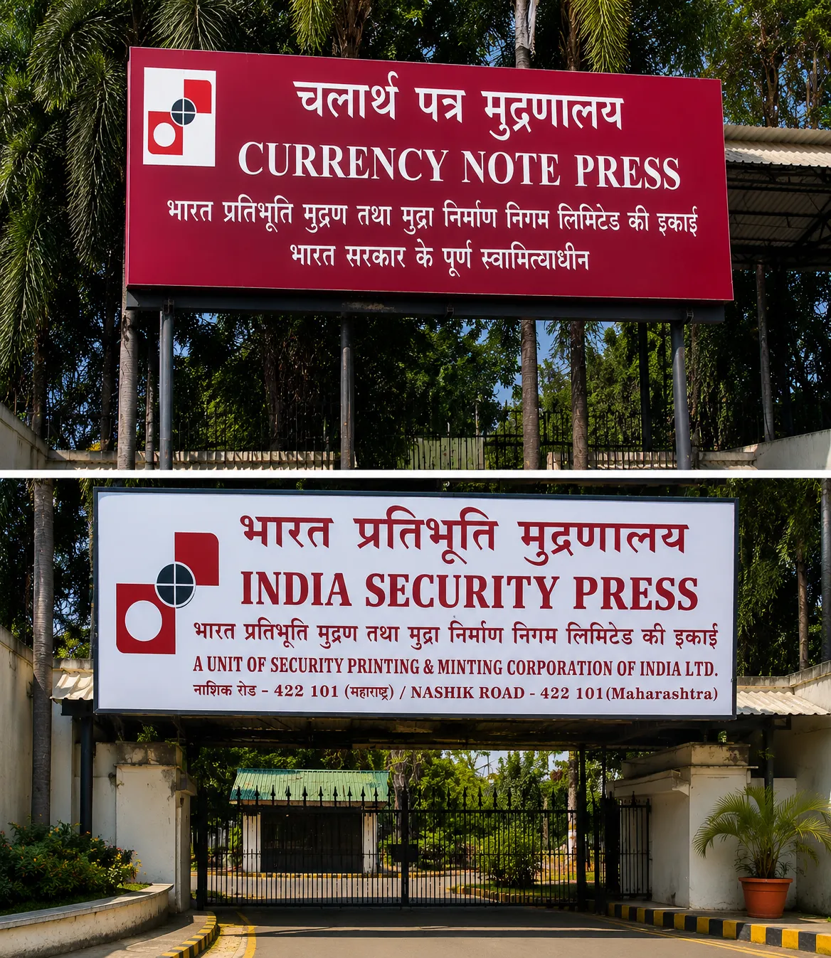 करंसी नोट प्रेस और इंडियन सिक्योरिटी प्रेस